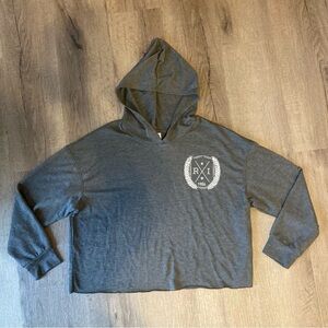 Arizona Body Womens Crop Gray Sleepwear Sweatshirt XL EUC